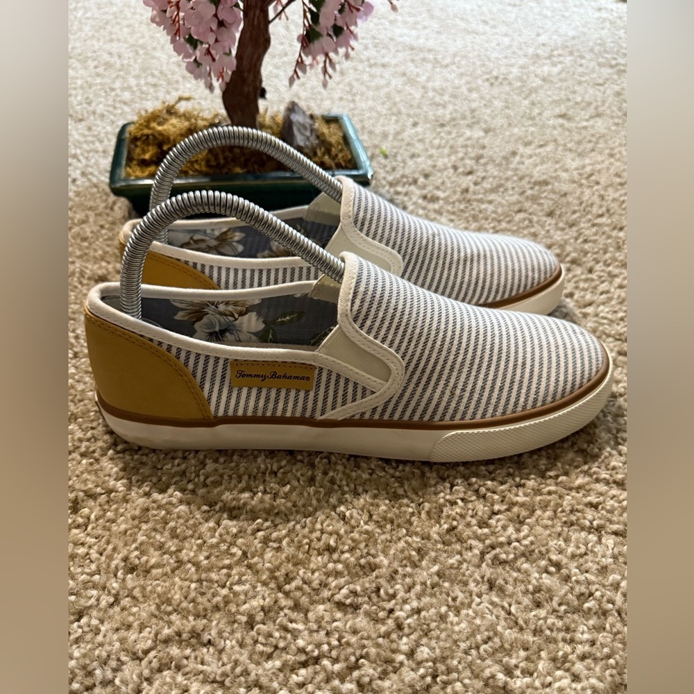 Tommy Bahama Tan Slip-On Shoes - Picture 7 of 7